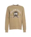 Golden Goose Sweatshirt In Cotton In Pink