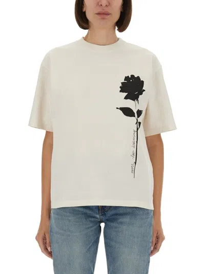 Golden Goose Artic Wolf Co T-shirts And Polos In Gray