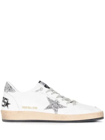 Golden Goose Artisanal Classic Sports Sneakers With Glitter Accents In Multi