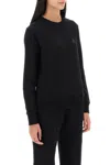 Golden Goose Athena Crewneck Star Sweatshirt In Black