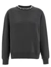 Golden Goose Athena Sweatshirt Gray In Gray