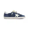 Golden Goose Super-star Suede Upper And Toe Foam In Blue