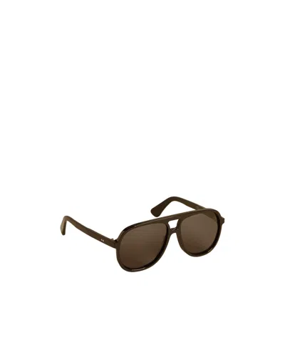 Golden Goose Aviator Sunglasses In Brown