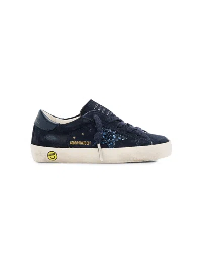 Golden Goose Baby's & Little Girl's Super Star Glitter Velvet Low Top Sneakers In Multi