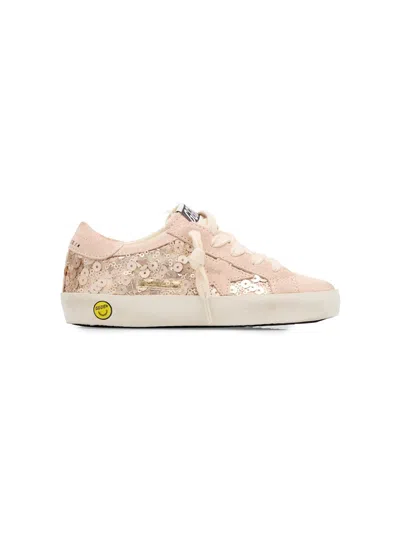 Golden Goose Baby's & Little Girl's Super Star Sequined Sneakers In Pink