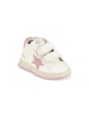 Golden Goose Baby's & Little Kid's June Suede Star Sneakers In White Antique Pink