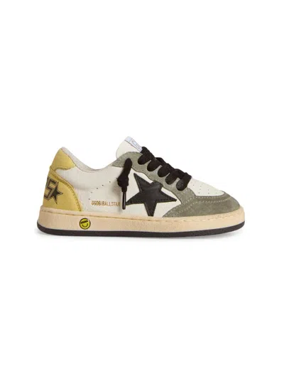 Golden Goose Baby Boy's, Little Boy's & Boy's Ballstar Colorblocked Leather Sneakers In Multi