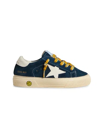 Golden Goose Baby Boy's, Little Boy's & Boy's May Suede Sneakers In Blue