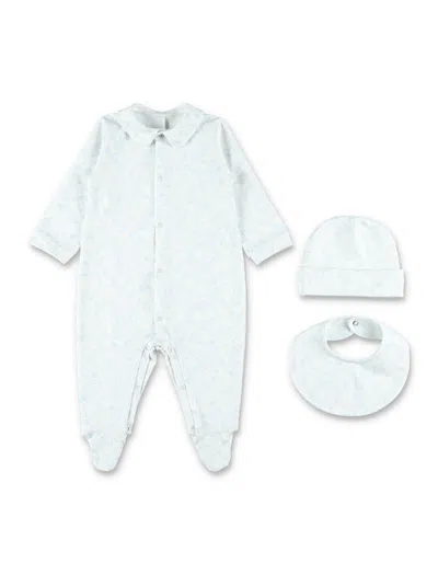 Golden Goose Baby Cotton Gift Set In White