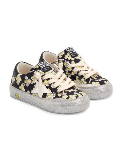 Golden Goose Baby Girl's & Little Girl's Daisy Canvas Glitter Sneakers In Multi