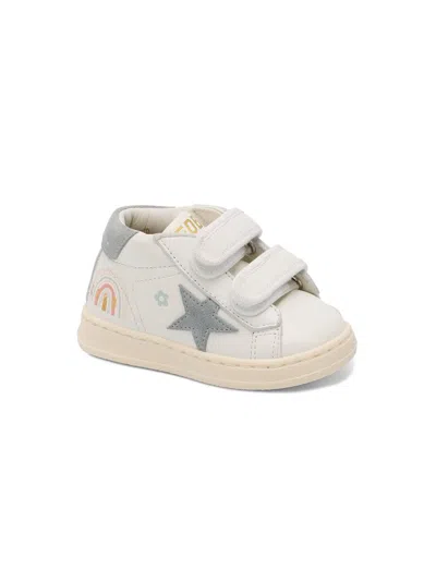 Golden Goose Baby Girl's & Little Girl's June Leather Drawing Sneakers In White