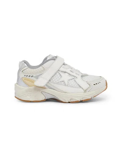 Golden Goose Baby Girl's & Little Girl's Lightstar Leather & Mesh Sneakers In White