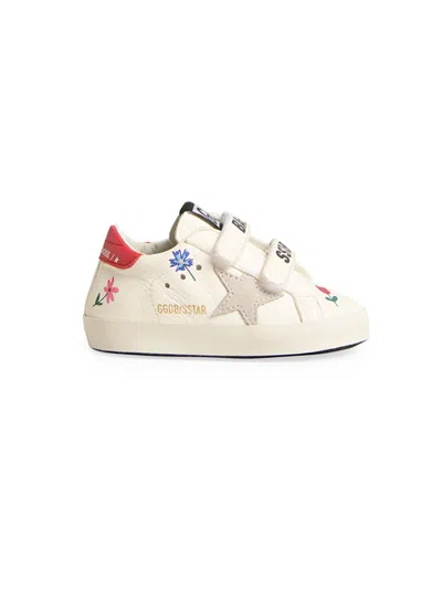 Golden Goose Baby Girl's Old School Floral Star Sneakers In Multi