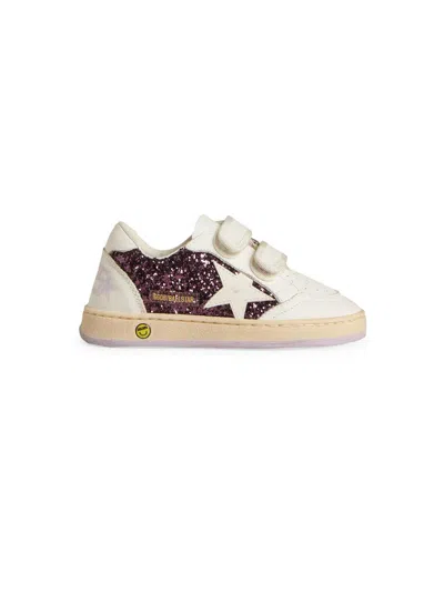 Golden Goose Baby Girl's, Little Girl's & Girl's Glitter Ballstar Sneakers In Multi