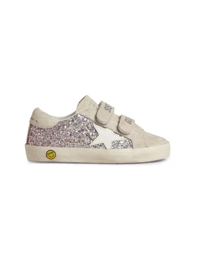 Golden Goose Baby Girl's, Little Girl's & Girl's Old School Glitter Suede Sneakers In Pink