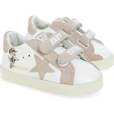 Golden Goose Baby School Sneaker In White