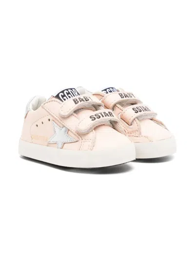Golden Goose Kids' Baby School Sneakers In Pink