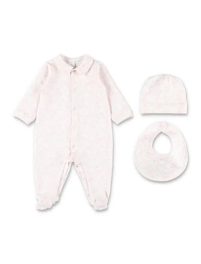 Golden Goose Baby Cotton Gift Set In Neutral