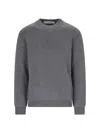 GOLDEN GOOSE BACK LOGO CREW NECK JUMPER