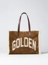 GOLDEN GOOSE BAG IN SUEDE AND MERINO WOOL,E47151032