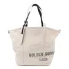 Golden Goose Spacious Beige Handbag With Dual Handles And Adjustable Strap