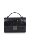 Golden Goose Wavy Leather Venezia Bag In Black