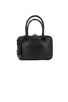 Golden Goose Structured Silhouette Top Handles Detachable Strap In Black