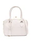 Golden Goose Structured White Goat Leather Bag