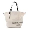 Golden Goose Spacious Beige Handbag With Dual Handles And Adjustable Strap In Neutral