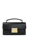 Golden Goose 'venezia' Black Hangbag With Adjustable And Removable Shoulder Strap And Clasp Closure In Black