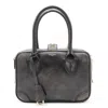 Golden Goose Structured Silhouette Top Handles Detachable Strap In Black