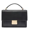 Golden Goose 'venezia' Black  Hand Bag With Lettering Logo And Clasp Closure In Black