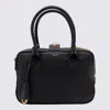 Golden Goose Vita Shoulder Bag In Textured Goat Leather In Black