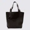 Golden Goose Deluxe Brand Dark Brown Leather 24.7 Shopping Bag