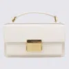 Golden Goose Deluxe Brand Structured Handbag With Gold-tone Clasp And Detachable Strap