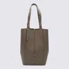 Golden Goose Studded Detail Adjustable Strap Tote Bag In Sand
