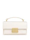Golden Goose Venezia Small Flap Leather Crossbody Bag In White