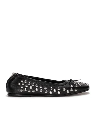 GOLDEN GOOSE FLATS WITH STUDS