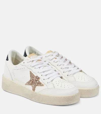 Golden Goose Ball Star 2 Embellished Leather Sneakers In Multicoloured