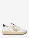 Golden Goose Deluxe Brand White Low Top Sneakers With Star Patch In White