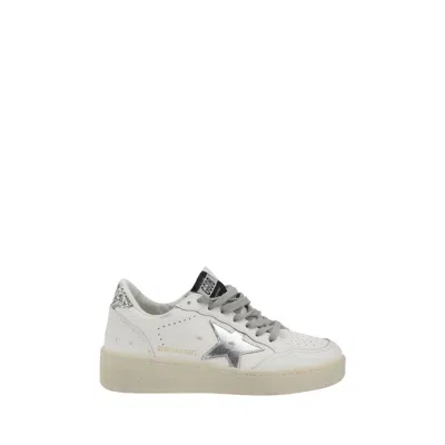 Golden Goose Ball Star 2 Women's Sneakers In Silver