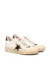 Golden Goose Ball Star Sneakers Leopard Print