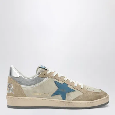 Golden Goose Ball Star Beige/grey/silver Sneakers In Sand