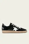 Golden Goose Ball-star Black Suede Leather Men Sneaker