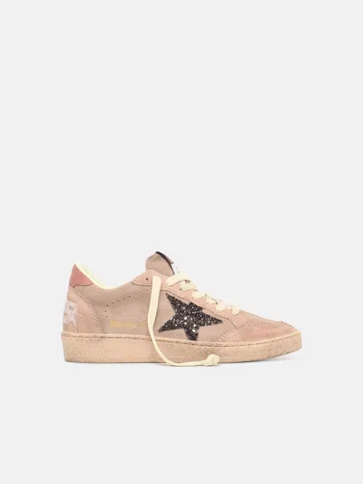 Golden Goose 'ball Star' Camellia Pink Suede Sneakers
