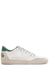 Golden Goose Off-white Calf Leather Sneakers With Signature Star Patch In Multi