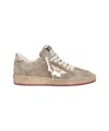 Golden Goose 'ball Star Double Quarter' Sneakers In Gray