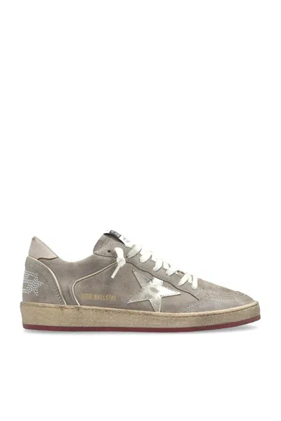 Golden Goose Ball Star Double Quarter Sports Shoes In Sand
