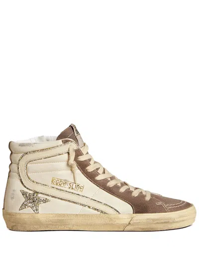 Golden Goose Ball Star High-top Sneakers In Whitecinde