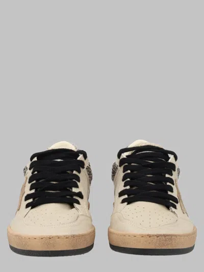 Golden Goose Ball Star Leather Sneaker In Neutral